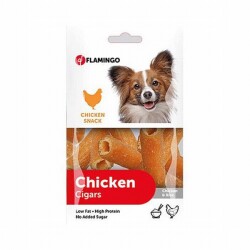 Flamingo Chicken Cigars Tavuk ve Pirinçli Rulo Köpek Ödülü 85 Gr - Flamingo