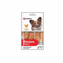 Flamingo Chicken Nuggets Tavuk ve Prinçli Köpek Ödülü 85 Gr - Flamingo