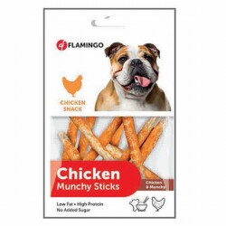 Flamingo Chicken Tavuk Eti Sargılı Munchy Köpek Ödülü 85 Gr - Flamingo