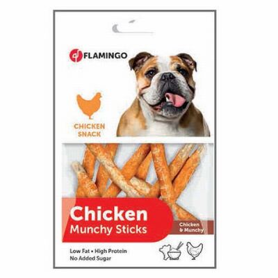 Flamingo Chicken Tavuk Eti Sargılı Munchy Köpek Ödülü 85 Gr - 1