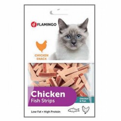 Flamingo Chicken Tavuklu ve Balıklı Sandviç Kedi Ödülü 85 Gr - Flamingo