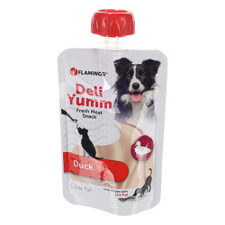 Flamingo Deli Yumm Taze Ördek Etli Krema Köpek Ödül Maması 90 Gr - Flamingo