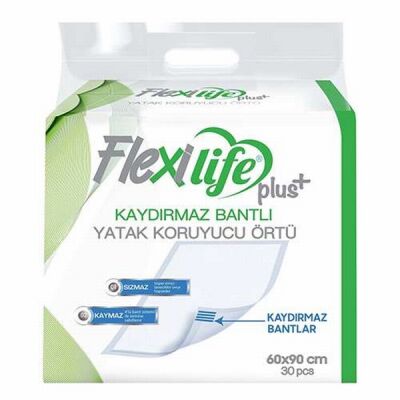 Flexi Life Kaydırmaz Bantlı Köpek Çiş Pedi 60x90 Cm 30'lu - 1