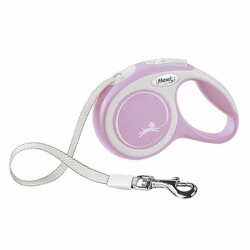 Flexi New Comfort Otomatik Şerit Köpek Gezdirme Tasması Small 5 Mt Rose - Flexi