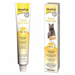 GimCat Cheese Paste Peynirli ve Biotinli Kedi Macunu 50 Gr - GimCat