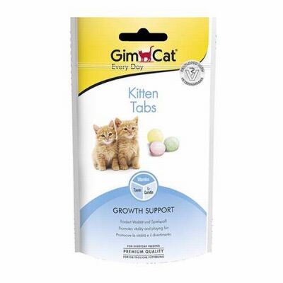 GimCat Kitten Tabs Yavru Kedi Ödül Tableti 40 Gr - 1