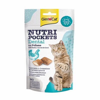 GimCat Nutripockets Dental Kedi Ödülü 60 Gr - 1