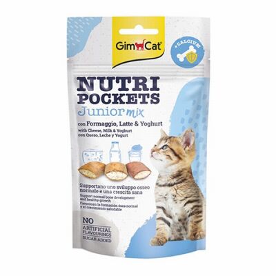 GimCat Nutripockets Junior Mix Yavru Kedi Ödülü 60 Gr - 1