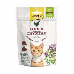 GimCat Soft Snacks Chicken Thyme Tavuklu ve Kekikli Tahılsız Kedi Ödülü 60 Gr - GimCat