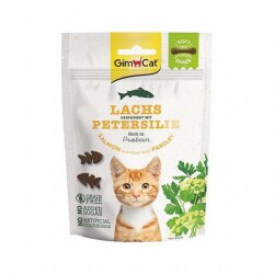 GimCat Soft Snacks Salmon Parsley Somonlu ve Maydanozlu Tahılsız Kedi Ödülü 60 Gr - GimCat