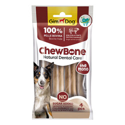 GimDog ChewBone Diş Sağlığı Destekleyici Naturel Press Köpek Çiğneme Kemiği 80 Gr - GimDog