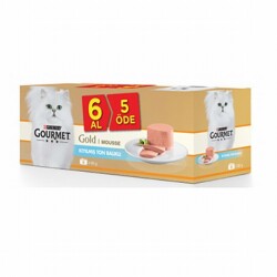 Gourmet Gold Kıyılmış Ton Balıklı Yetişkin Kedi Konservesi 6 Al 5 Öde - Gourmet Gold