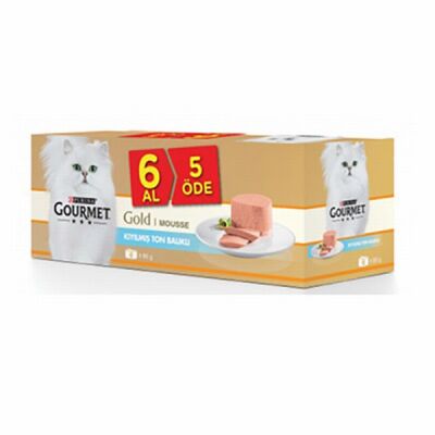 Gourmet Gold Kıyılmış Ton Balıklı Yetişkin Kedi Konservesi 6 Al 5 Öde - 1