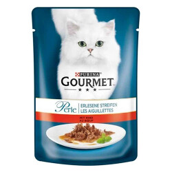 Gourmet Perle Izgara Sığır Etli Yetişkin Kedi Konservesi 12 Adet 85 Gr - Gourmet Perle