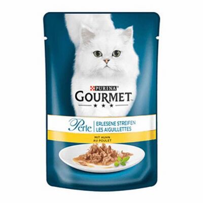 Gourmet Perle Izgara Tavuklu Yetişkin Kedi Konservesi 6 Adet 85 Gr - 1