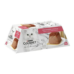 Gourmet Revelations Somon Balıklı Yetişkin Kedi Konservesi 2x57 Gr - Gourmet Revelations 