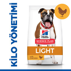 Hill’s SCIENCE PLAN Adult Light Medium Chicken Orta Irk Tavuklu Light Köpek Maması 14 Kg 620-604359 - Hill's Science Plan