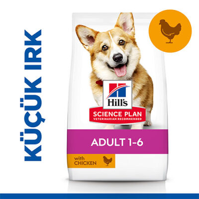 Hill’s SCIENCE PLAN Adult Small & Mini Chicken Küçük Irk Tavuklu Yetişkin Köpek Maması 6 Kg 620-604233 - 1