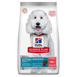 Hill’s SCIENCE PLAN Hypoallergenic Medium Somonlu Orta Irk Yetişkin Köpek Maması 12 Kg - Hill's Science Plan