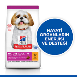 Hill’s SCIENCE PLAN Mature Adult 7+ Small & Mini Chicken Küçük Irk Tavuklu Yaşlı Köpek Maması 1,5 Kg 620-604237 - 2