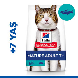 Hill’s SCIENCE PLAN Mature Adult 7+ Ton Balıklı Yaşlı Kedi Maması 1,5 Kg - Hill's Science Plan