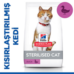 Hill’s SCIENCE PLAN Sterilised Ördekli Kısırlaştırılmış Kedi Maması 10 Kg 610-607280 - Hill's Science Plan