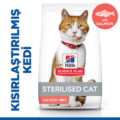 Hill’s SCIENCE PLAN Sterilised Somon Balıklı Kısırlaştırılmış Kedi Maması 15 Kg - 1