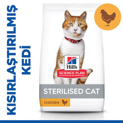 Hill’s SCIENCE PLAN Sterilised Tavuklu Kısırlaştırılmış Kedi Maması 15 Kg - 1