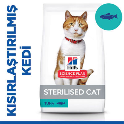 Hill’s SCIENCE PLAN Sterilised Tuna Balıklı Kısırlaştırılmış Kedi Maması 10 Kg - 1