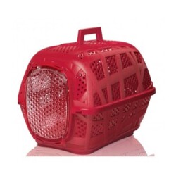 İmac Carry Sport Kedi ve Küçük Irk Köpek Taşıma Kabı 48,5x34x32 Cm Kırmızı - İmac