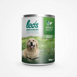 Leos Sığır Parça Etli Soslu Yetişkin Köpek Konservesi 12 Adet 400 Gr - Leos