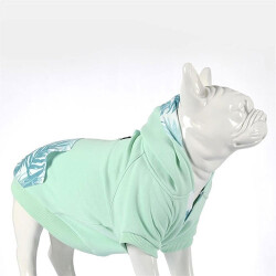 Lindodogs Mint Green Köpek Sweatshirt Beden 6 - 2