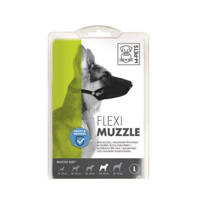 M-Pets Flexi Bez Köpek Ağızlığı Large 1,5x26-30 Cm - 1