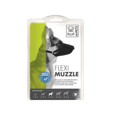 M-Pets Flexi Bez Köpek Ağızlığı Medium 1,5x22-26 Cm - 1