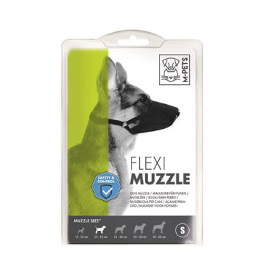 M-Pets Flexi Bez Köpek Ağızlığı Small 1,5x20-22 Cm - 1