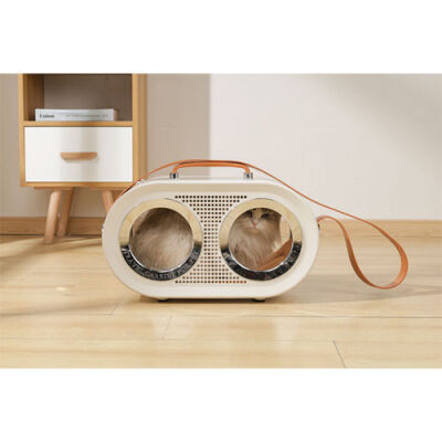 M-Pets Radio Kedi ve Küçük Irk Köpek Taşıma Çantası Beyaz 50x23x31 Cm - 2