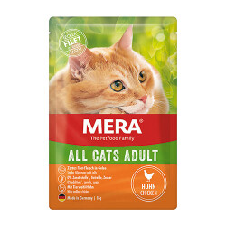 Mera Tavuklu Pouch Tahılsız Yetişkin Kedi Konservesi 85 Gr - Mera