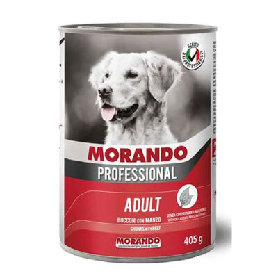 Morando Professional Gravy Biftekli Yetişkin Köpek Konservesi 12 Adet 405 Gr - 1