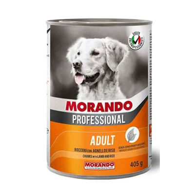 Morando Professional Gravy Kuzulu ve Pirinçli Yetişkin Köpek Konservesi 12 Adet 405 Gr - 1