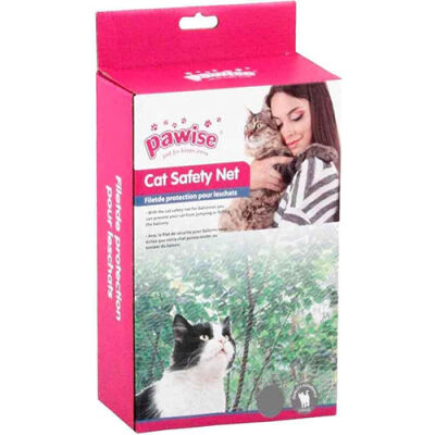 Pawise Balkon Şeffaf Kedi Koruma Ağı 3x2 M - 1