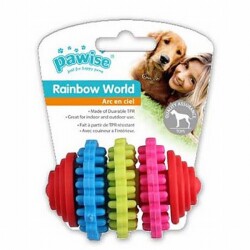 Pawise Rainbow World Dişli Köpek Oyuncağı 11 Cm - Pawise