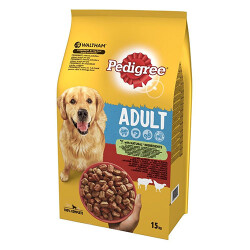 Pedigree Sığır Etli ve Kümes Hayvanlı Yetişkin Köpek Maması 15 Kg - Pedigree