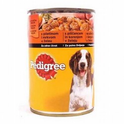 Pedigree Tavuklu ve Havuçlu Yetişkin Köpek Konservesi 400 Gr - Pedigree