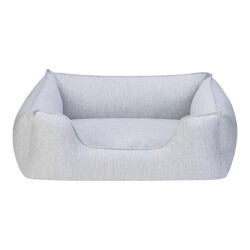 Pet Comfort Alpha Zeugma Açık Gri Köpek Yatağı Medium 80x65 Cm - Pet Comfort