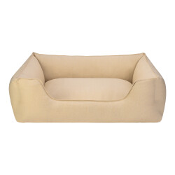 Pet Comfort Alpha Zeugma Açık Sarı Köpek Yatağı Large 105x85 Cm - Pet Comfort