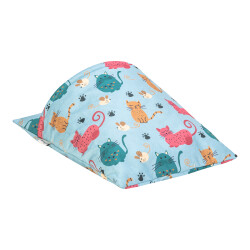 Pet Comfort Cave Lotus Kedi Yatağı Mavi 60x45 Cm - 2