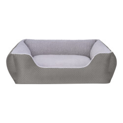 Pet Comfort Echo Köpek Yatağı Gri Peluş Large 105x80 Cm - Pet Comfort