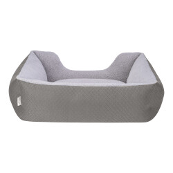 Pet Comfort Echo Köpek Yatağı Gri Peluş Medium 80x65 Cm - 3