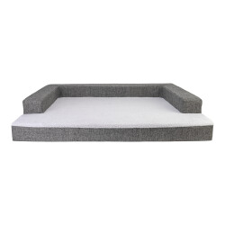 Pet Comfort Gloria Sofa Ortopedik Su Geçirmez Köpek Yatağı Antrasit 120x80x10 Cm - Pet Comfort