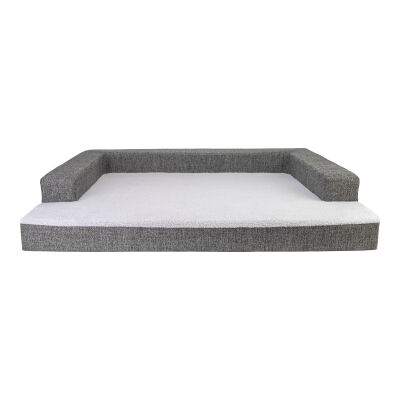 Pet Comfort Gloria Sofa Ortopedik Su Geçirmez Köpek Yatağı Antrasit 120x80x10 Cm - 1